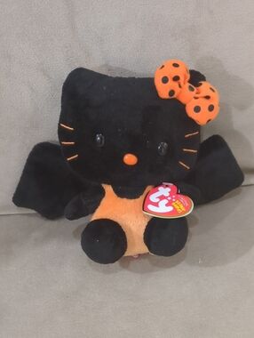 TY x Hello Kitty Bat Halloween Costume Sanrio Plush NWT